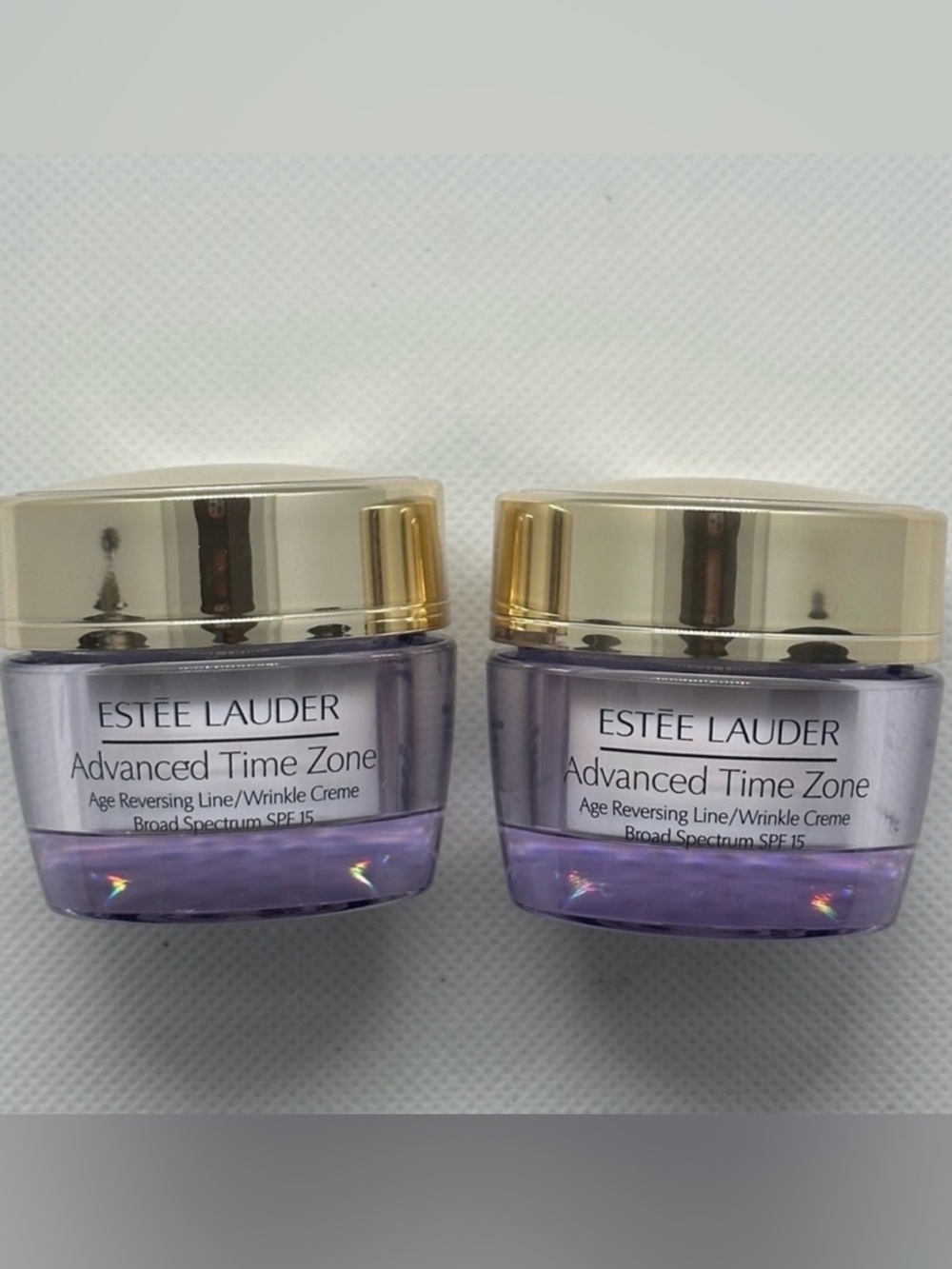 Estee Lauder Advanced Time Zone Anti-Aging Cream .5oz lot of 2 travel size